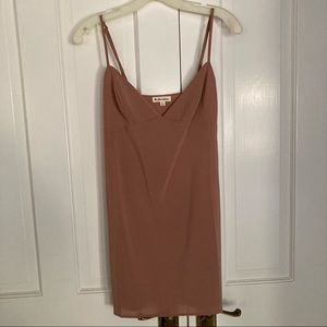 NWOT For Love & Lemons Tan Slip Dress / Undergarment